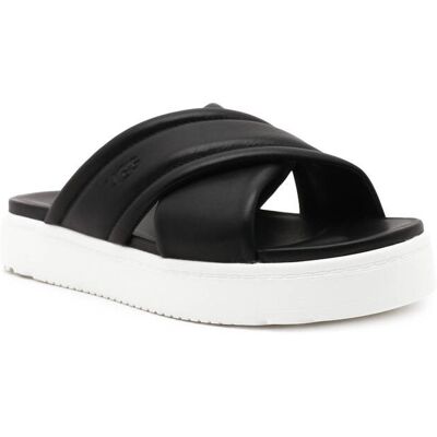 UGG Skórzane klapki W ZAYNE czarny 36 UGG Skórzane klapki W ZAYNE czarny 36