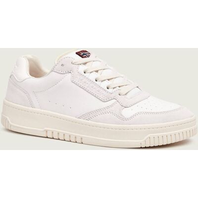 Napapijri Skórzane sneakersy Crux zamsz ecru 45 Napapijri Skórzane sneakersy Crux zamsz ecru 45