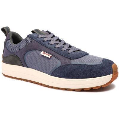 HUGO Sneakersy Cilan_Tenn_mesd z dodatkiem skóry niebieski 41 HUGO Sneakersy Cilan_Tenn_mesd z dodatkiem skóry niebieski 41
