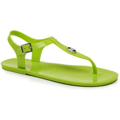 Michael Kors Sandały MALLORY JELLY limonkowy 41 Michael Kors Sandały MALLORY JELLY limonkowy 41