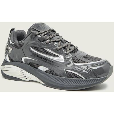 Plein Sport Sneakersy PEGASUS // GEN.X.05 srebrny 41 Plein Sport Sneakersy PEGASUS // GEN.X.05 srebrny 41