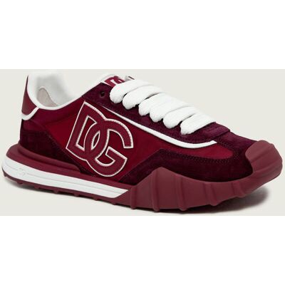 Dolce & Gabbana Sneakersy zamsz bordowy 42 Dolce & Gabbana Sneakersy zamsz bordowy 42