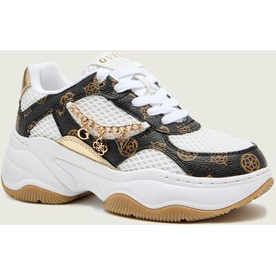 Guess Sneakersy HARPAA biały 38 Guess Sneakersy HARPAA biały 38