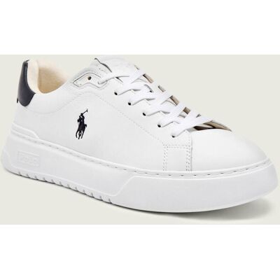 Polo Ralph Lauren Skórzane sneakersy RLITE COURT biały 45 Polo Ralph Lauren Skórzane sneakersy RLITE COURT biały 45