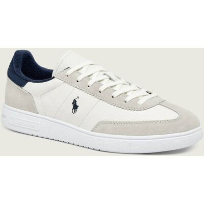 Polo Ralph Lauren Skórzane sneakersy BEDFORD zamsz biały 42 Polo Ralph Lauren Skórzane sneakersy BEDFORD zamsz biały 42