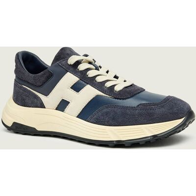 Hogan Sneakersy HOGAN HYPERLIGHT zamsz z dodatkiem skóry granatowy 43 Hogan Sneakersy HOGAN HYPERLIGHT zamsz z dodatkiem skóry granatowy 43
