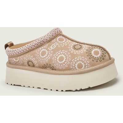 UGG Ocieplane mule W TAZZ SUN zamsz z dodatkiem wełny beżowy 36 UGG Ocieplane mule W TAZZ SUN zamsz z dodatkiem wełny beżowy 36