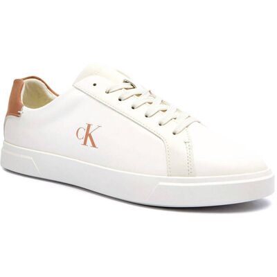 Calvin Klein Skórzane sneakersy LOW PRO CUPS biały 38 Calvin Klein Skórzane sneakersy LOW PRO CUPS biały 38