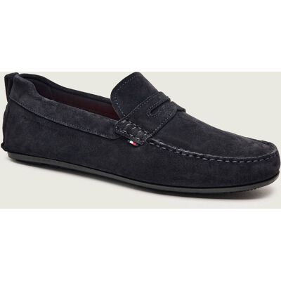 Tommy Hilfiger Mokasyny DRIVER zamsz granatowy 45 Tommy Hilfiger Mokasyny DRIVER zamsz granatowy 45