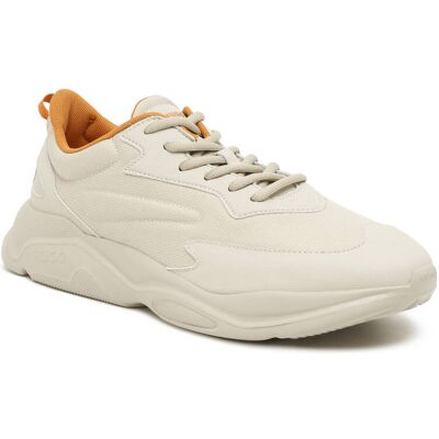 HUGO Sneakersy Leon_Runn_cvpu beżowy 45 HUGO Sneakersy Leon_Runn_cvpu beżowy 45