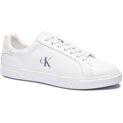Calvin Klein Skórzane sneakersy LOW PRO CUPS biały 40 Calvin Klein Skórzane sneakersy LOW PRO CUPS biały 40