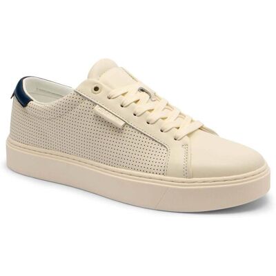 Calvin Klein Skórzane sneakersy kremowy 41 Calvin Klein Skórzane sneakersy kremowy 41