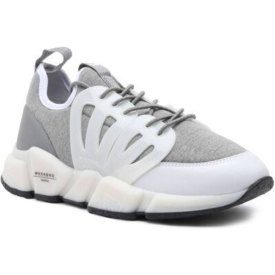 Weekend MaxMara Sneakersy Faggiojersey szary 36 Weekend MaxMara Sneakersy Faggiojersey szary 36