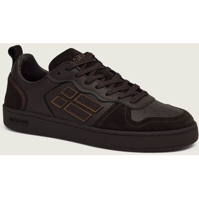 Napapijri Skórzane sneakersy F6Prime01 zamsz brązowy 42 Napapijri Skórzane sneakersy F6Prime01 zamsz brązowy 42