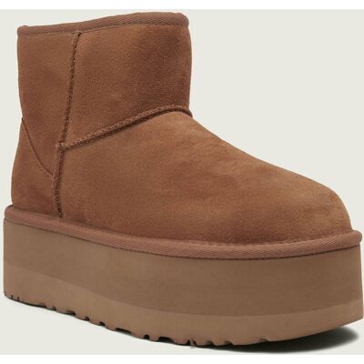 UGG Śniegowce Classic Mini Platform wełna zamsz brązowy 36 UGG Śniegowce Classic Mini Platform wełna zamsz brązowy 36