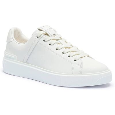 Balmain Skórzane sneakersy biały 38 Balmain Skórzane sneakersy biały 38