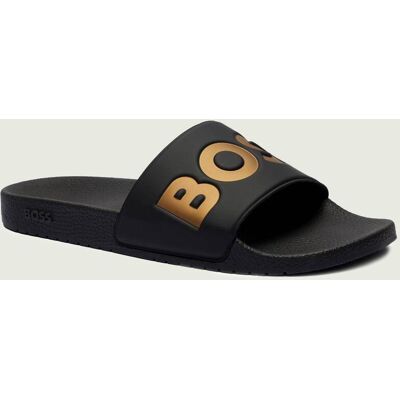 Boss BLACK Klapki Aryeh_Slid czarny 45 Boss BLACK Klapki Aryeh_Slid czarny 45