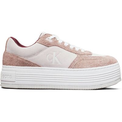 Calvin Klein Jeans Sneakersy zamsz beżowy 38 Calvin Klein Jeans Sneakersy zamsz beżowy 38