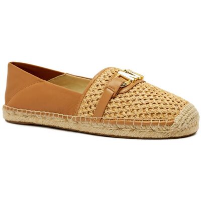 Michael Kors Espadryle z dodatkiem skóry brązowy 37 Michael Kors Espadryle z dodatkiem skóry brązowy 37