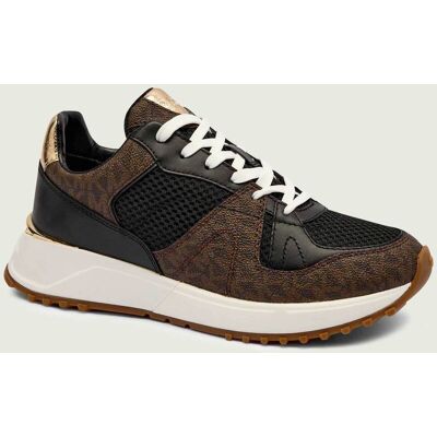 Michael Kors Skórzane sneakersy JAIME brązowy 38,5 Michael Kors Skórzane sneakersy JAIME brązowy 38,5