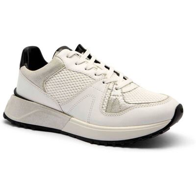 Michael Kors Skórzane sneakersy JAIME zamsz biały 36 Michael Kors Skórzane sneakersy JAIME zamsz biały 36
