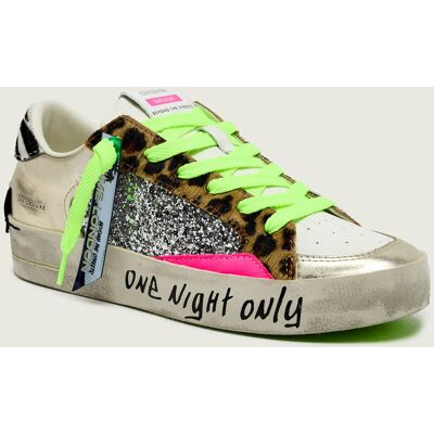 Crime London Skórzane sneakersy SK8 DELUXE multikolor 36 Crime London Skórzane sneakersy SK8 DELUXE multikolor 36