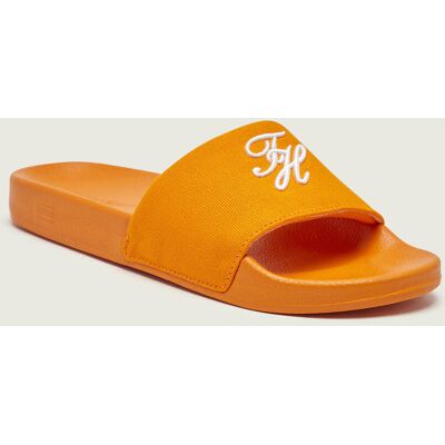 Tommy Hilfiger Klapki SCRIPT pomarańczowy 41 Tommy Hilfiger Klapki SCRIPT pomarańczowy 41