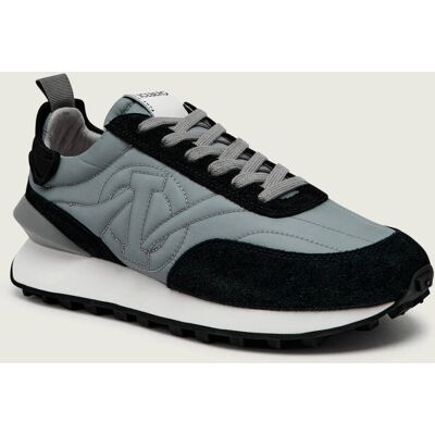 Iceberg Sneakersy LOOP zamsz szary 42 Iceberg Sneakersy LOOP zamsz szary 42