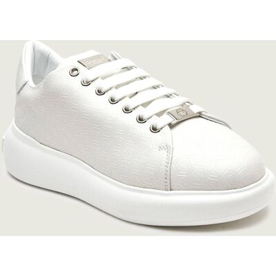 Philipp Plein Skórzane sneakersy Low Top biały 40 Philipp Plein Skórzane sneakersy Low Top biały 40