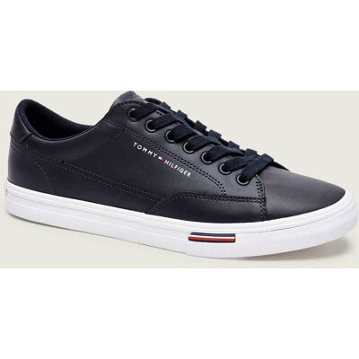 Tommy Hilfiger Skórzane sneakersy granatowy 46 Tommy Hilfiger Skórzane sneakersy granatowy 46