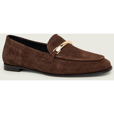 Furla Loafersy FURLA HERITAGE T.5 zamsz brązowy 37 Furla Loafersy FURLA HERITAGE T.5 zamsz brązowy 37