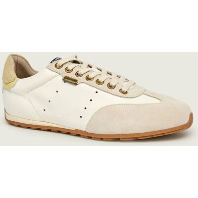 AllSaints Skórzane sneakersy LIAM zamsz beżowy 37 AllSaints Skórzane sneakersy LIAM zamsz beżowy 37