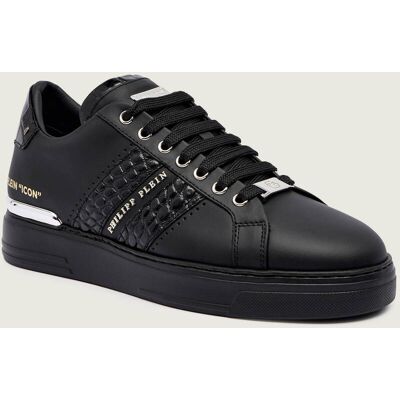 Philipp Plein Skórzane sneakersy FAES czarny 45 Philipp Plein Skórzane sneakersy FAES czarny 45