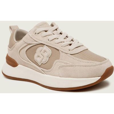 Boss BLACK Sneakersy B Icon_Runn_sdlz zamsz beżowy 37 Boss BLACK Sneakersy B Icon_Runn_sdlz zamsz beżowy 37