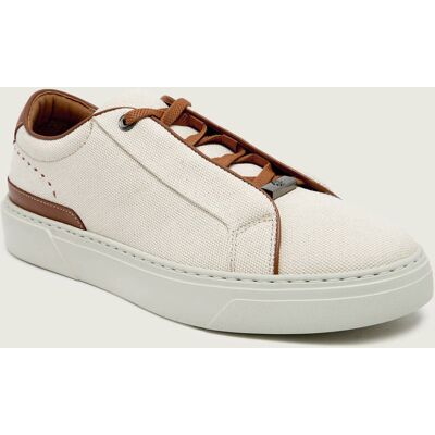 Boss BLACK Sneakersy Gary_Tenn_fbbu z dodatkiem skóry beżowy 40 Boss BLACK Sneakersy Gary_Tenn_fbbu z dodatkiem skóry beżowy 40