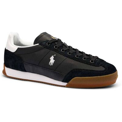 Polo Ralph Lauren Sneakersy HESTER z dodatkiem skóry czarny 40 Polo Ralph Lauren Sneakersy HESTER z dodatkiem skóry czarny 40