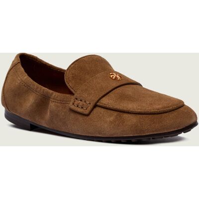 TORY BURCH Mokasyny zamsz brązowy 36 TORY BURCH Mokasyny zamsz brązowy 36