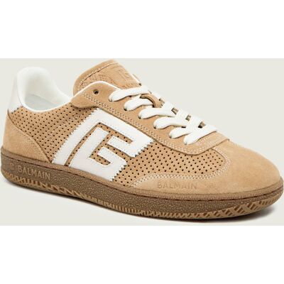 Balmain Sneakersy zamsz beżowy 40 Balmain Sneakersy zamsz beżowy 40