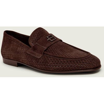 Baldinini Loafersy zamsz brązowy 41 Baldinini Loafersy zamsz brązowy 41