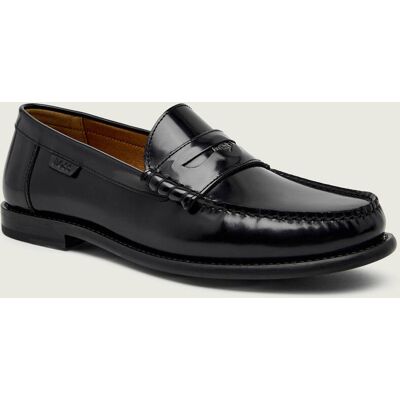 Boss BLACK Skórzane loafersy Tevan_Mocc_bohw czarny 44 Boss BLACK Skórzane loafersy Tevan_Mocc_bohw czarny 44