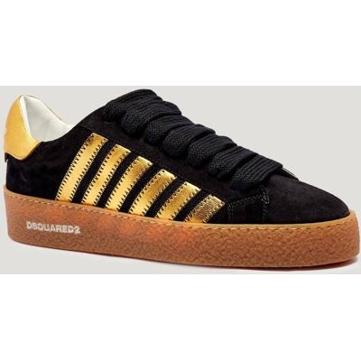 Dsquared2 Sneakersy Rapper''s delight zamsz czarny 43 Dsquared2 Sneakersy Rapper''s delight zamsz czarny 43