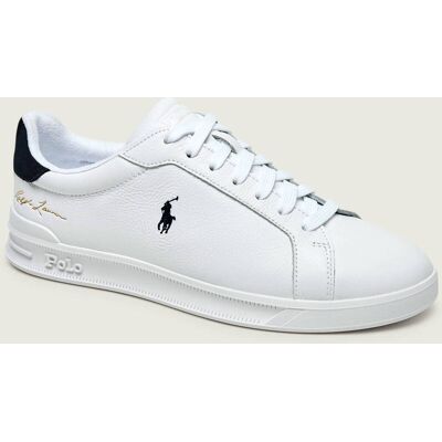 Polo Ralph Lauren Skórzane sneakersy Heritage Court zamsz biały 43 Polo Ralph Lauren Skórzane sneakersy Heritage Court zamsz biały 43