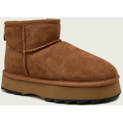 Emu Australia Śniegowce Sharky Micro Flatform zamsz brązowy 39 Emu Australia Śniegowce Sharky Micro Flatform zamsz brązowy 39
