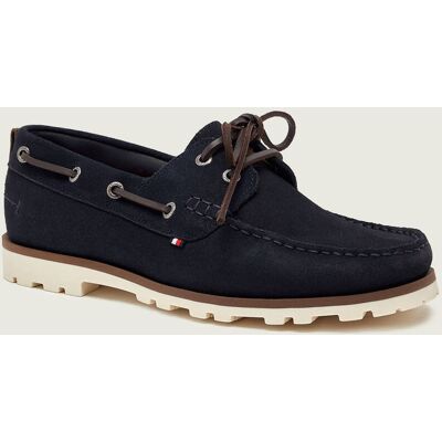 Tommy Hilfiger Mokasyny HILIFGER LIGHT zamsz granatowy 45 Tommy Hilfiger Mokasyny HILIFGER LIGHT zamsz granatowy 45