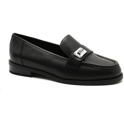 Michael Kors Skórzane mokasyny PADMA czarny 36,5 Michael Kors Skórzane mokasyny PADMA czarny 36,5