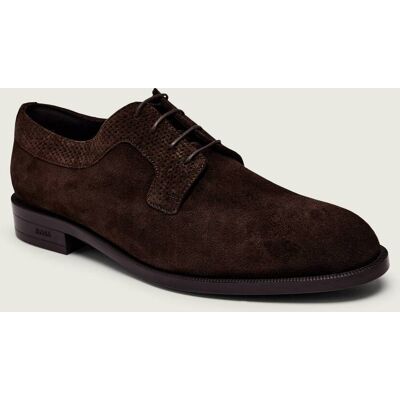 Boss BLACK Derby Tayil_Derb_sdwv zamsz brązowy 40 Boss BLACK Derby Tayil_Derb_sdwv zamsz brązowy 40