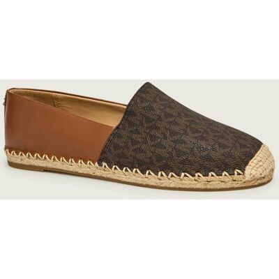 Michael Kors Espadryle KENZIE z dodatkiem skóry brązowy 39 Michael Kors Espadryle KENZIE z dodatkiem skóry brązowy 39