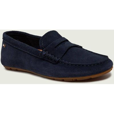 Tommy Hilfiger Mokasyny DRIVER zamsz granatowy 38 Tommy Hilfiger Mokasyny DRIVER zamsz granatowy 38