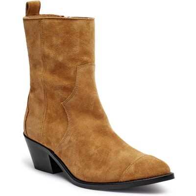 Alohas Kowbojki AUSTIN zamsz camel 37 Alohas Kowbojki AUSTIN zamsz camel 37