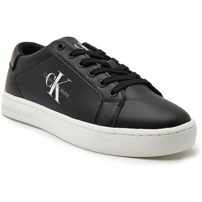 Calvin Klein Jeans Skórzane sneakersy CLASSIC CUPSOLE czarny 44 Calvin Klein Jeans Skórzane sneakersy CLASSIC CUPSOLE czarny 44